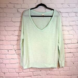 Victoria’s Secret PINK Mint Oversized Comfy Shirt Size Medium II0672